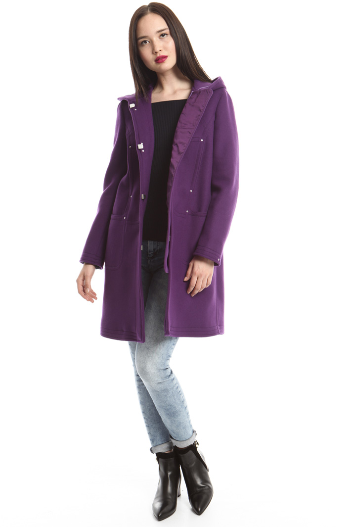 Cappotto montgomery in lana Diffusione Tessile Cappotto montgomery in lana Diffusione Tessile