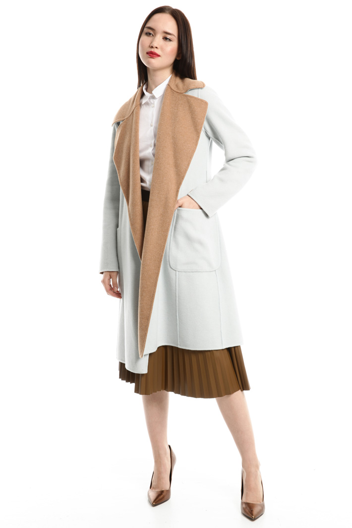 Cappotto reversibile in lana Diffusione Tessile Cappotto reversibile in lana Diffusione Tessile