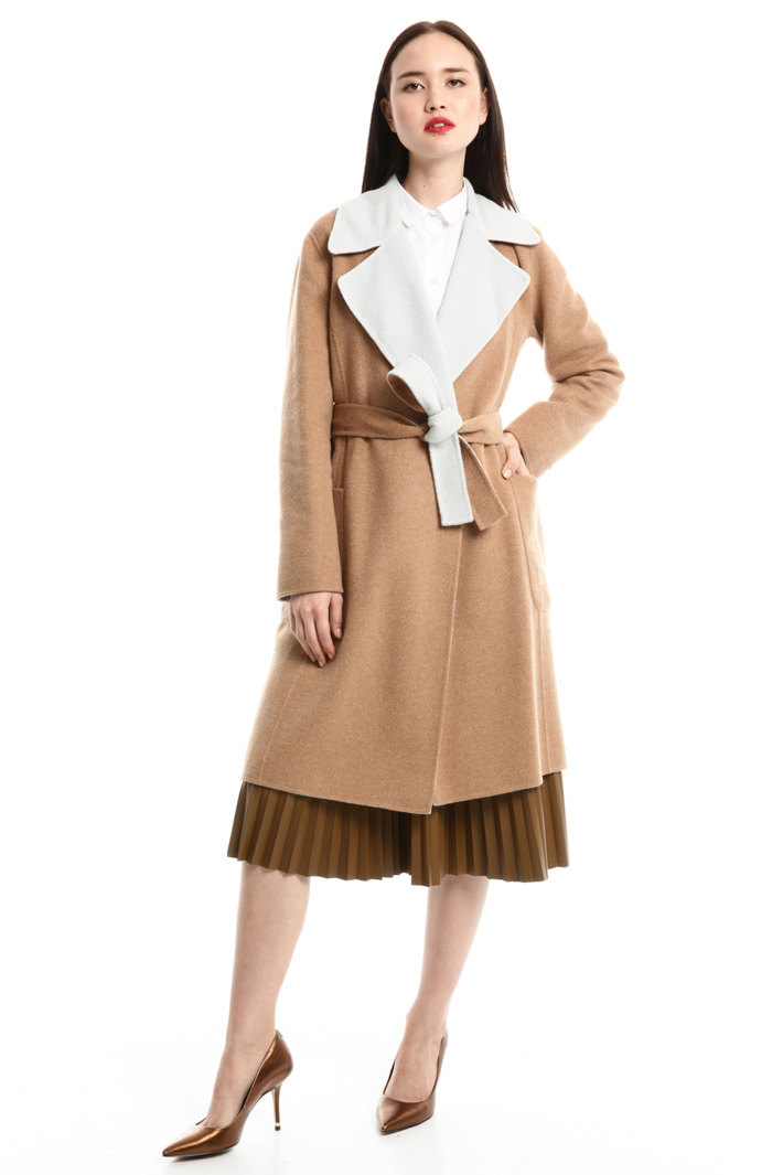 Cappotto reversibile in lana Diffusione Tessile Cappotto reversibile in lana Diffusione Tessile