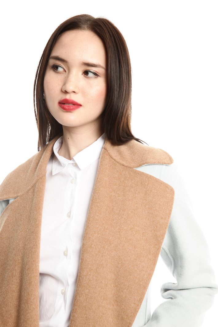 Cappotto reversibile in lana Diffusione Tessile Cappotto reversibile in lana Diffusione Tessile