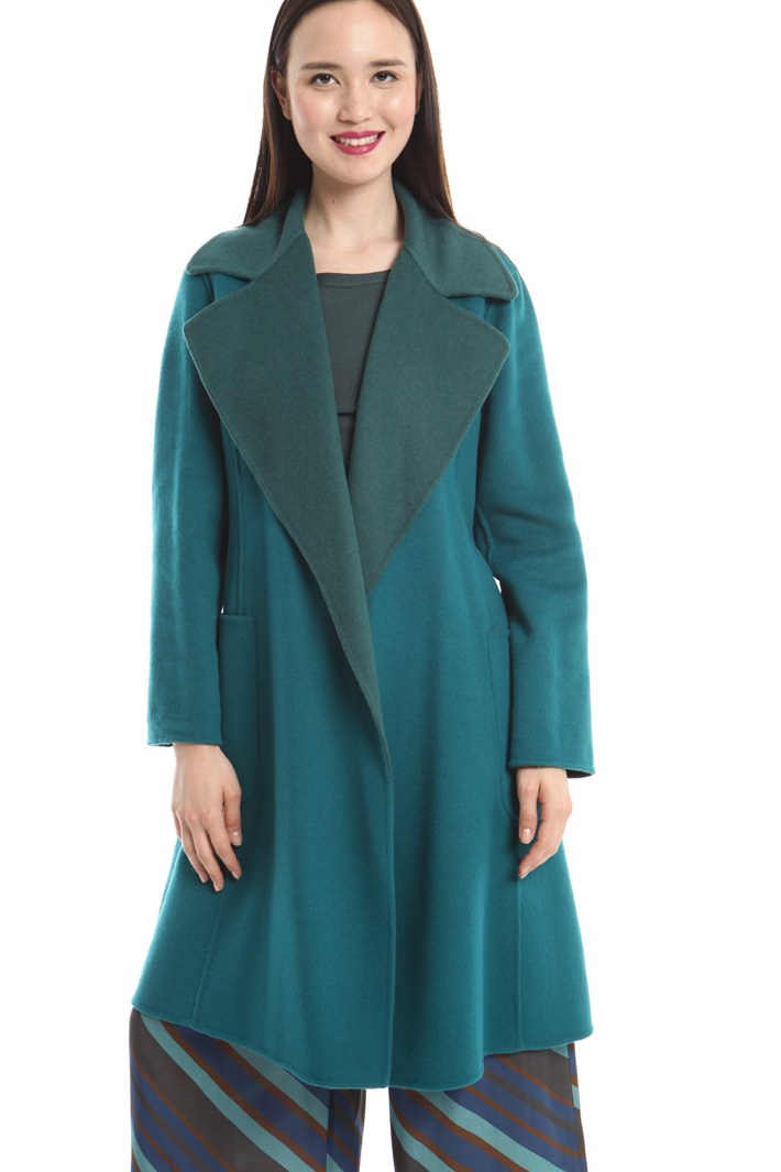 Cappotto reversibile in lana Cappotto reversibile in lana