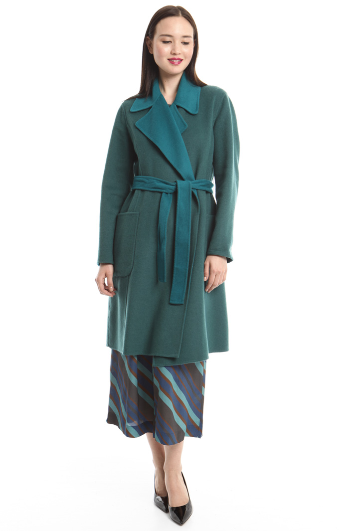 Cappotto reversibile in lana Cappotto reversibile in lana