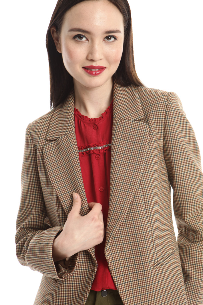 Blazer a motivo check Diffusione Tessile Blazer a motivo check Diffusione Tessile