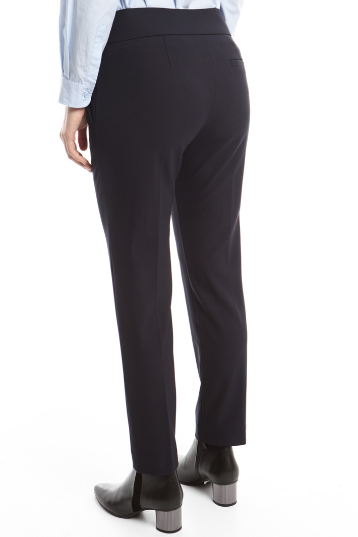 Pantaloni in crepe stretch Diffusione Tessile Pantaloni in crepe stretch Diffusione Tessile