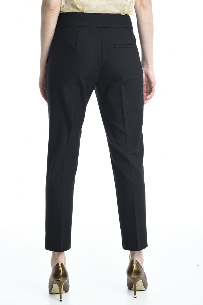Pantaloni in crepe stretch Diffusione Tessile Pantaloni in crepe stretch Diffusione Tessile