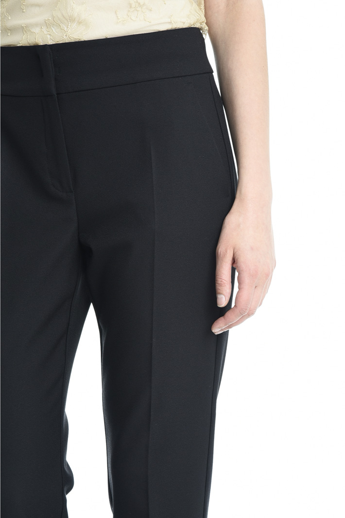 Pantaloni in crepe stretch Diffusione Tessile Pantaloni in crepe stretch Diffusione Tessile