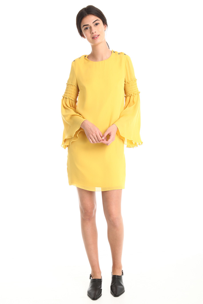 Abito in doppia georgette Diffusione Tessile Abito in doppia georgette Diffusione Tessile