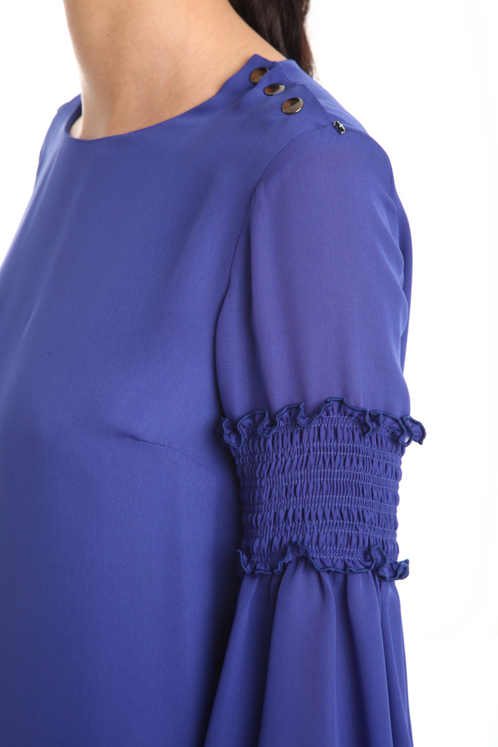 Abito in doppia georgette Diffusione Tessile Abito in doppia georgette Diffusione Tessile