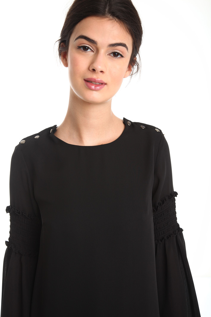 Abito in doppia georgette Diffusione Tessile Abito in doppia georgette Diffusione Tessile