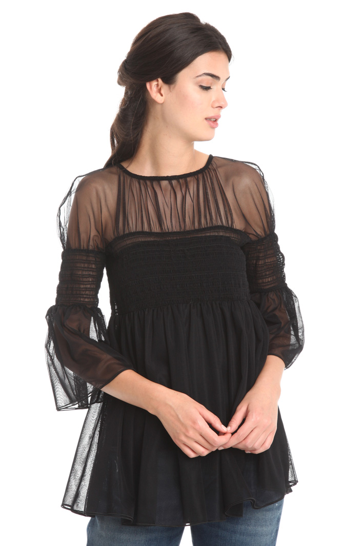 Top in tulle Diffusione Tessile Top in tulle Diffusione Tessile