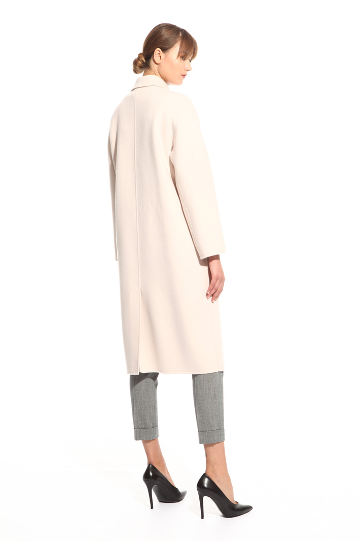 Cappotto doppiopetto in drap Diffusione Tessile Cappotto doppiopetto in drap Diffusione Tessile