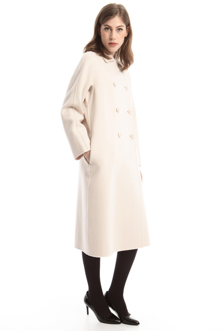 Double-breasted drap coat Diffusione Tessile Double-breasted drap coat Diffusione Tessile