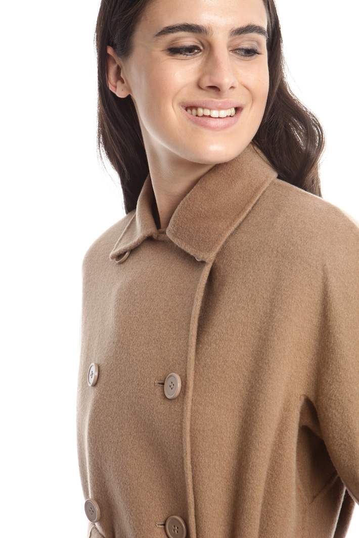 Double-breasted drap coat Diffusione Tessile Double-breasted drap coat Diffusione Tessile