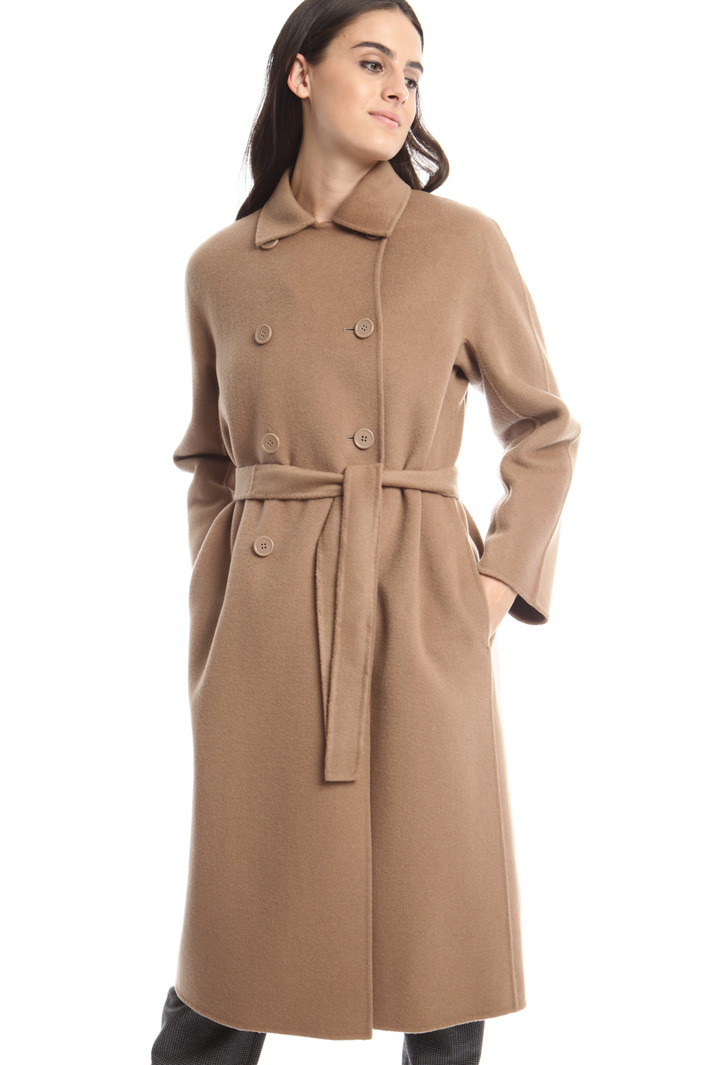 Double-breasted drap coat Diffusione Tessile Double-breasted drap coat Diffusione Tessile