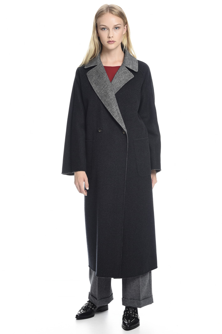 Cappotto double-face in lana Diffusione Tessile Cappotto double-face in lana Diffusione Tessile