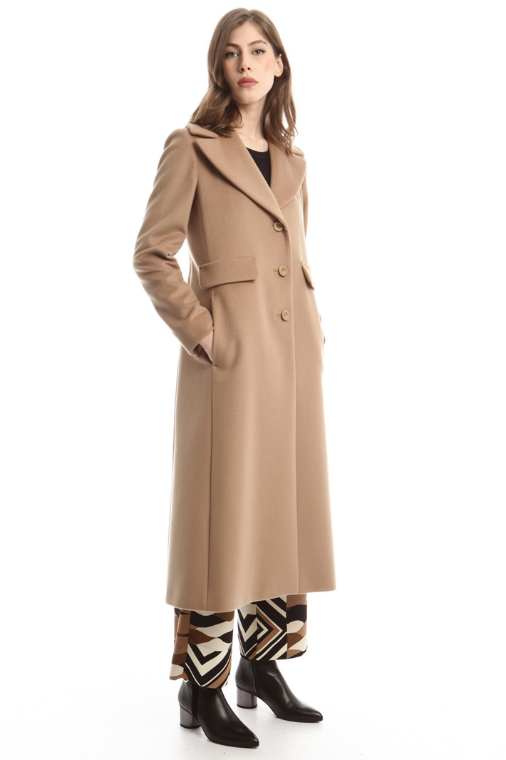 Cappotto lungo in drap Diffusione Tessile Cappotto lungo in drap Diffusione Tessile