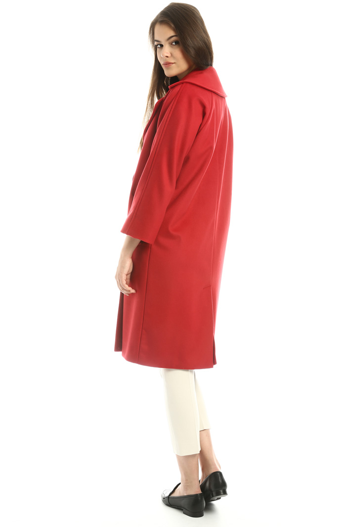 Cappotto con maxi revers Diffusione Tessile Cappotto con maxi revers Diffusione Tessile
