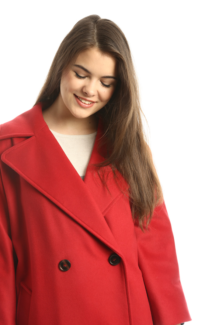 Cappotto con maxi revers Diffusione Tessile Cappotto con maxi revers Diffusione Tessile