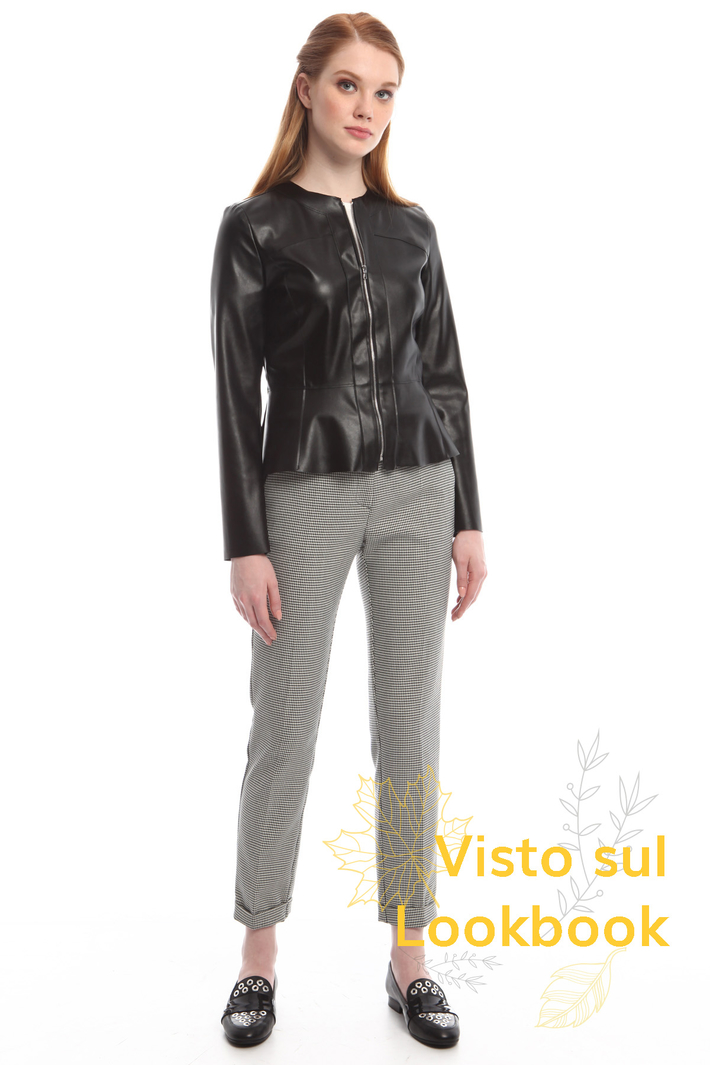 Giacca aderente in similpelle Diffusione Tessile Giacca aderente in similpelle Diffusione Tessile