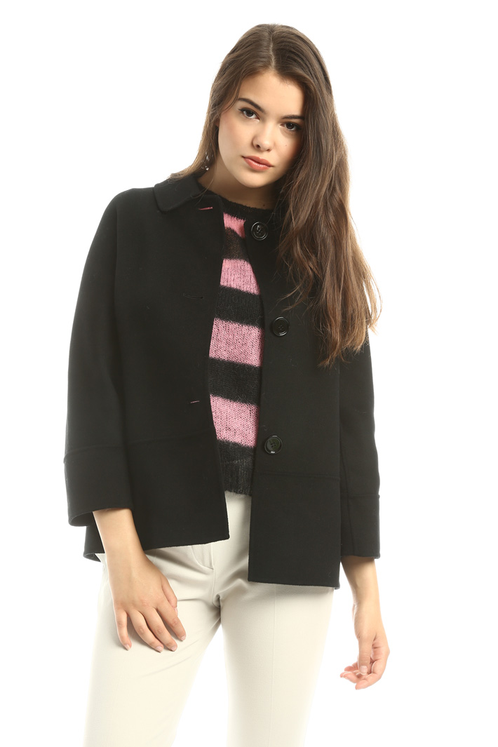 Cappotto corto in lana Diffusione Tessile Cappotto corto in lana Diffusione Tessile