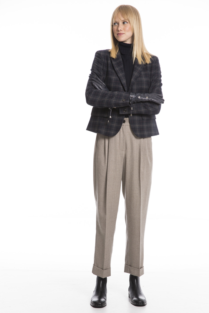 Giacca check in lana Diffusione Tessile Giacca check in lana Diffusione Tessile