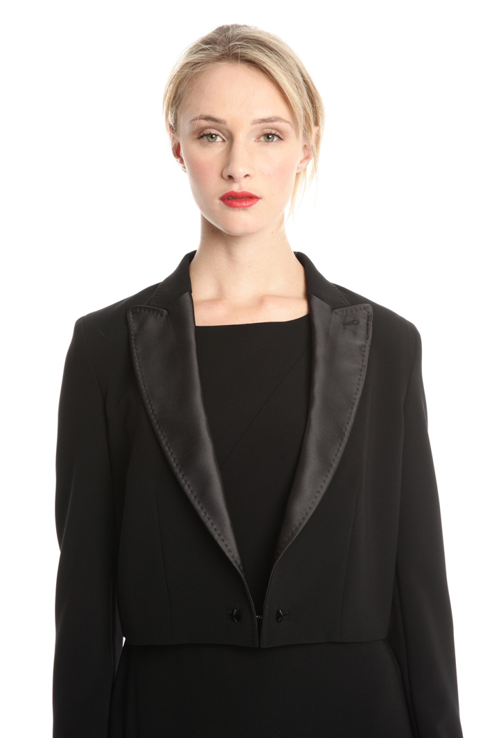 Giacca boxy in cady pesante Diffusione Tessile Giacca boxy in cady pesante Diffusione Tessile