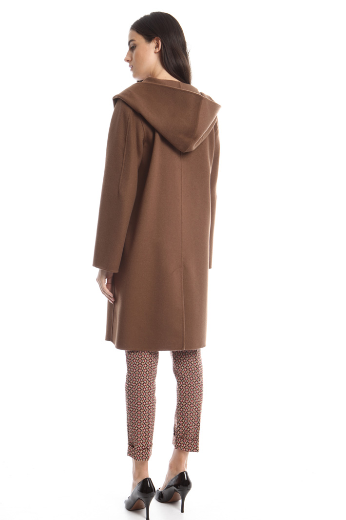 Hooded drap coat Diffusione Tessile Hooded drap coat Diffusione Tessile