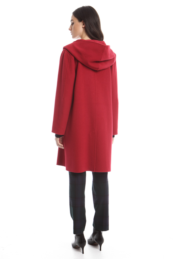 Hooded drap coat Diffusione Tessile Hooded drap coat Diffusione Tessile