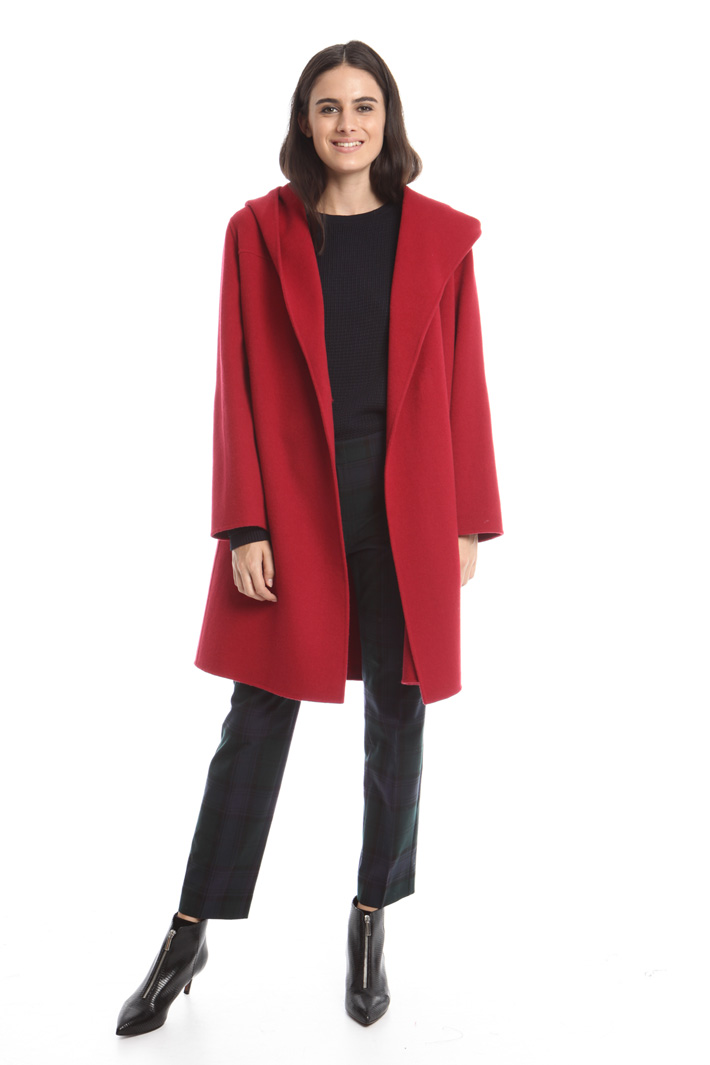 Hooded drap coat Diffusione Tessile Hooded drap coat Diffusione Tessile