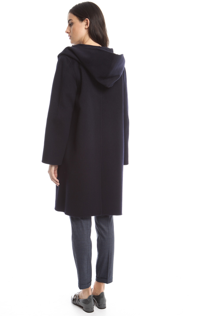 Hooded drap coat Diffusione Tessile Hooded drap coat Diffusione Tessile
