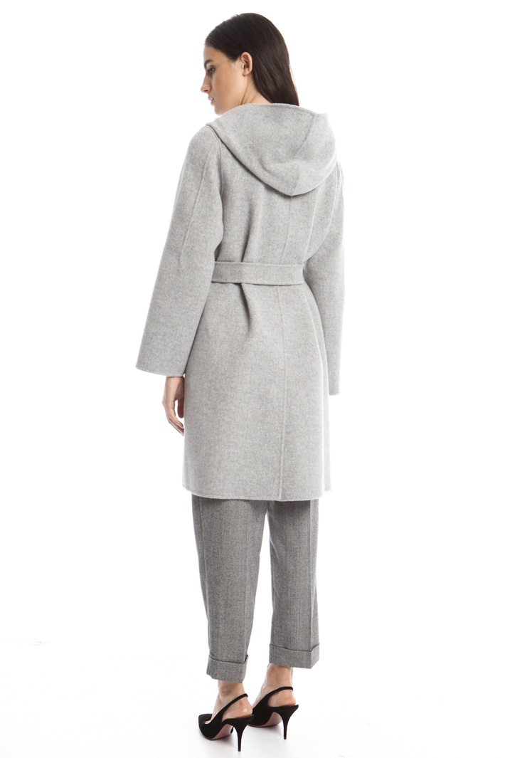 Hooded drap coat Diffusione Tessile Hooded drap coat Diffusione Tessile