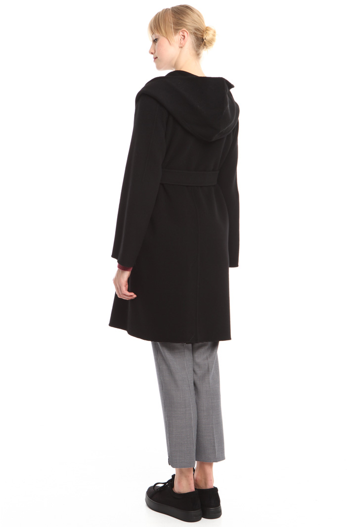 Hooded drap coat Diffusione Tessile Hooded drap coat Diffusione Tessile