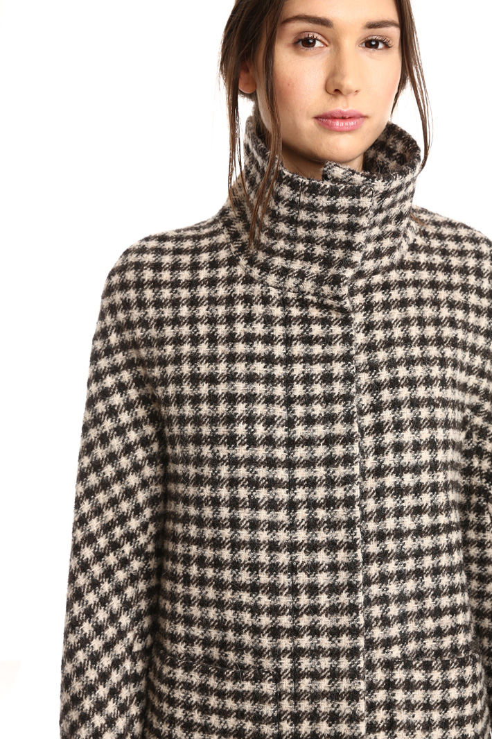 Cappotto check in lana vergine Diffusione Tessile Cappotto check in lana vergine Diffusione Tessile