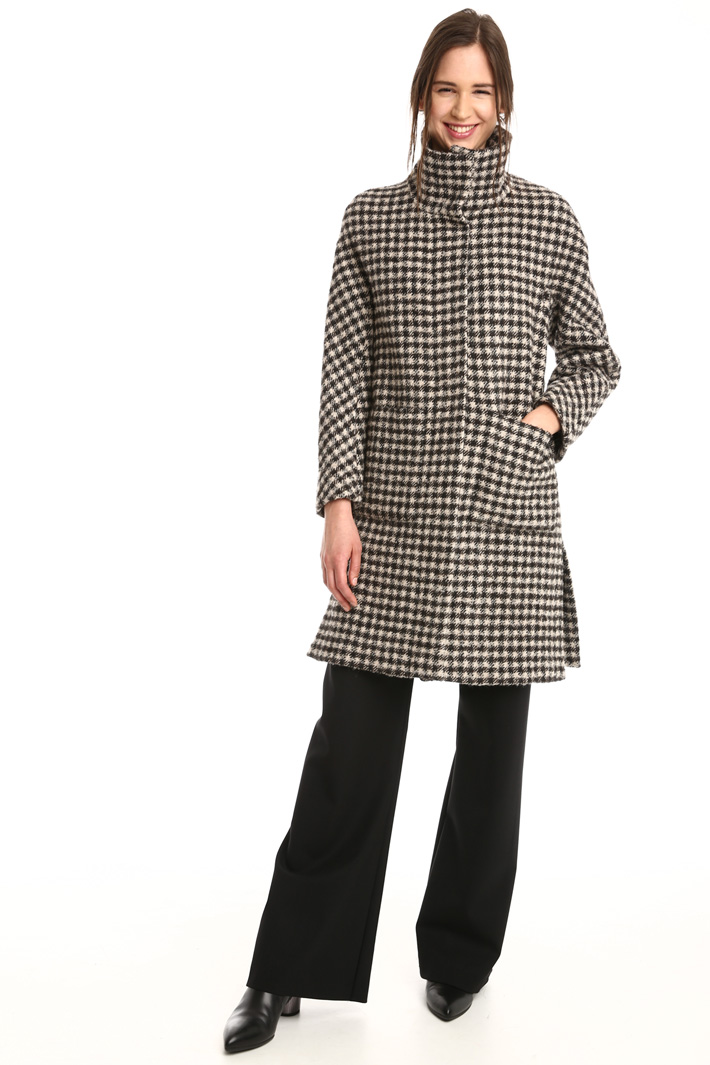 Cappotto check in lana vergine Diffusione Tessile Cappotto check in lana vergine Diffusione Tessile