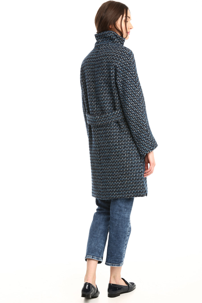 Cappotto check in lana vergine Diffusione Tessile Cappotto check in lana vergine Diffusione Tessile