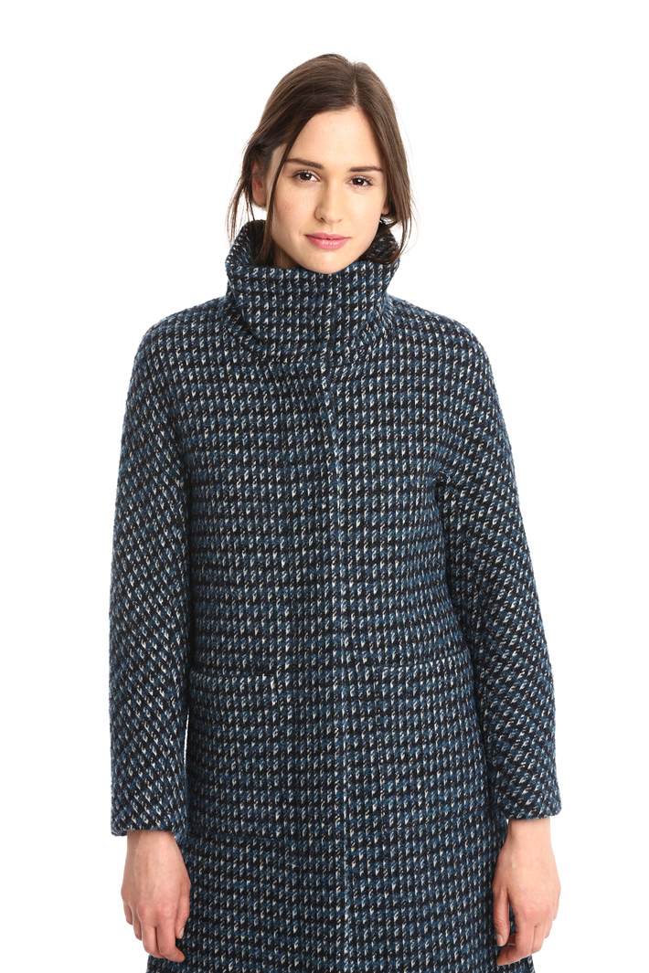 Cappotto check in lana vergine Diffusione Tessile Cappotto check in lana vergine Diffusione Tessile