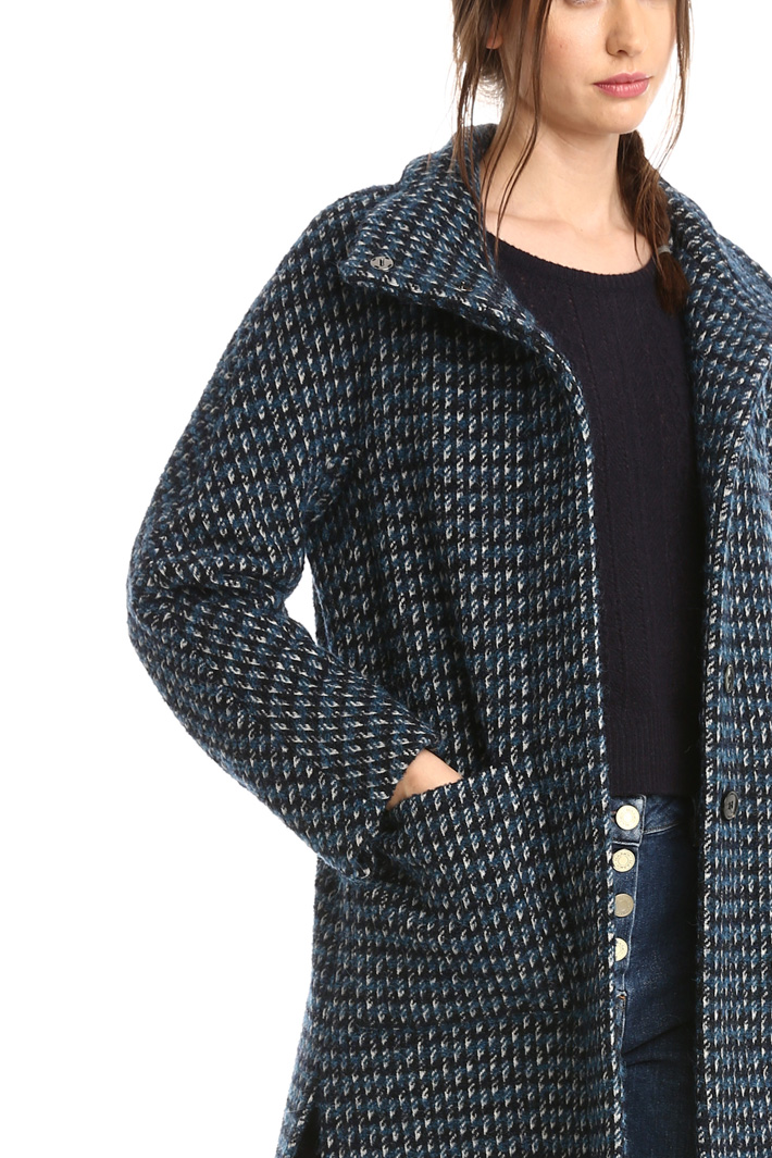 Cappotto check in lana vergine Diffusione Tessile Cappotto check in lana vergine Diffusione Tessile
