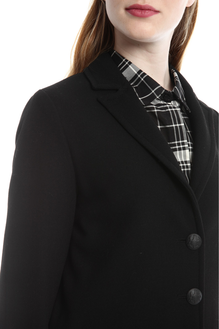 Giacca in piquet stretch Diffusione Tessile Giacca in piquet stretch Diffusione Tessile
