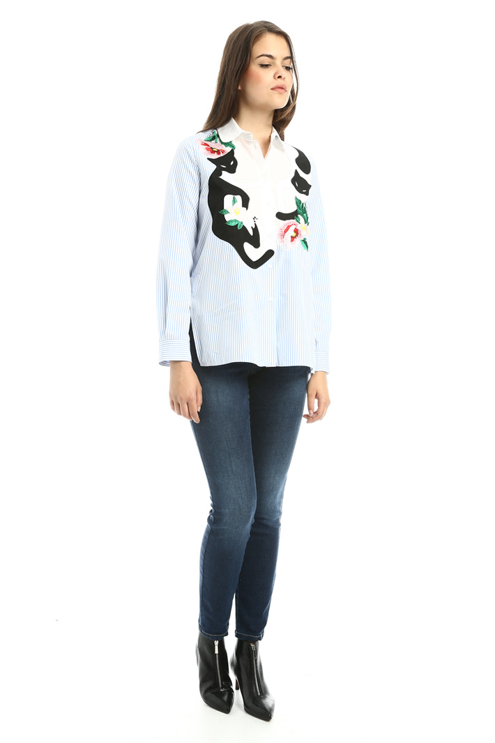Camicia con decoro Diffusione Tessile Camicia con decoro Diffusione Tessile