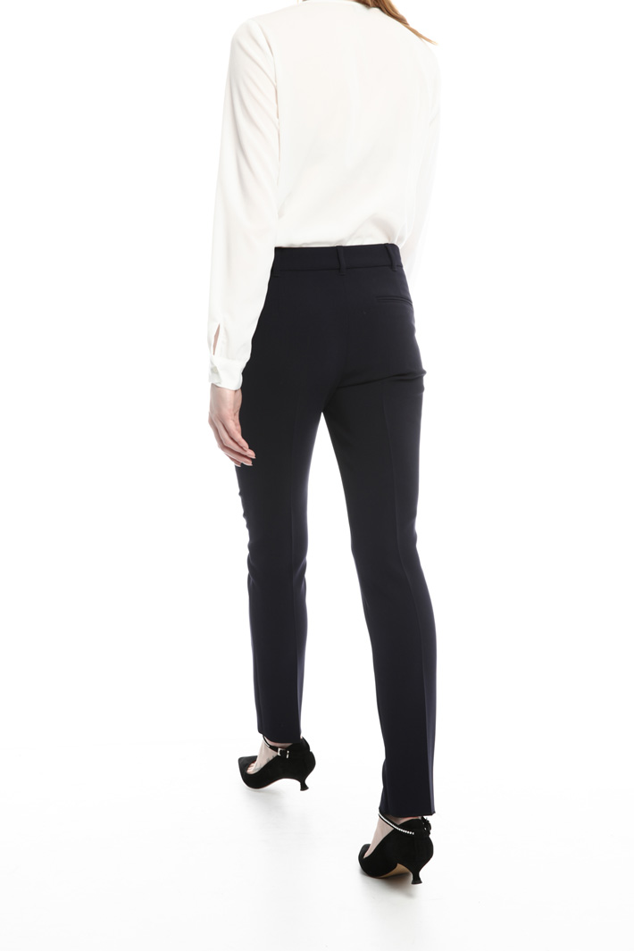 Pantaloni a sigaretta in cady Diffusione Tessile Pantaloni a sigaretta in cady Diffusione Tessile