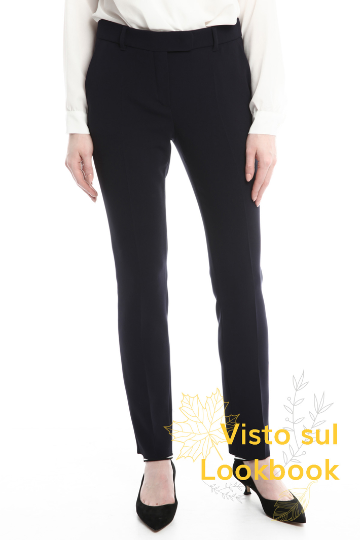 Pantaloni a sigaretta in cady Diffusione Tessile Pantaloni a sigaretta in cady Diffusione Tessile