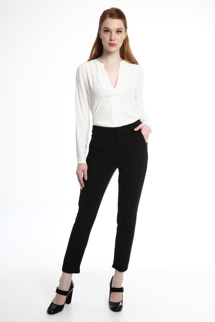 Pantaloni in tessuto stretch Pantaloni in tessuto stretch