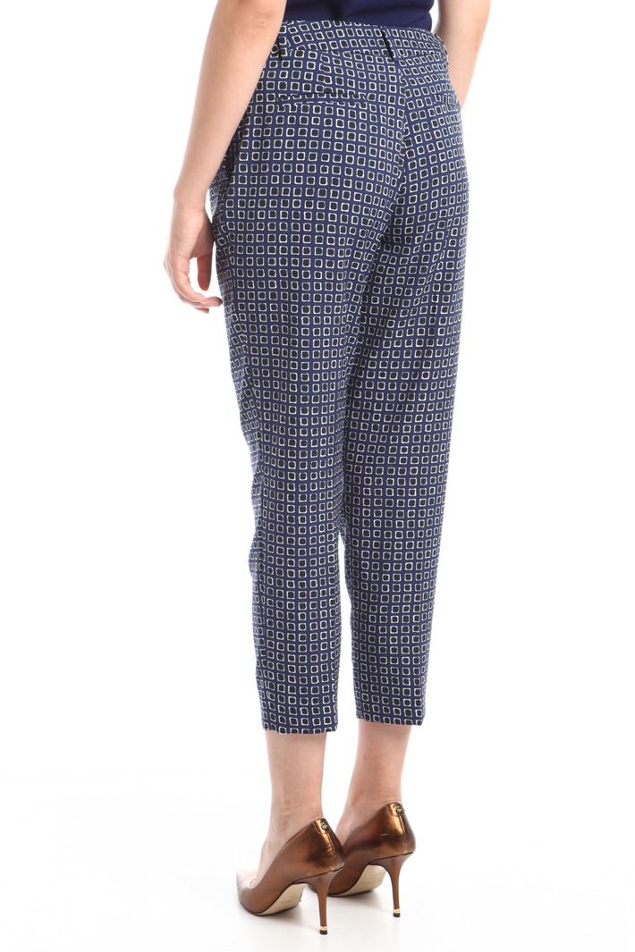 Pantaloni a sigaretta stampati Diffusione Tessile Pantaloni a sigaretta stampati Diffusione Tessile