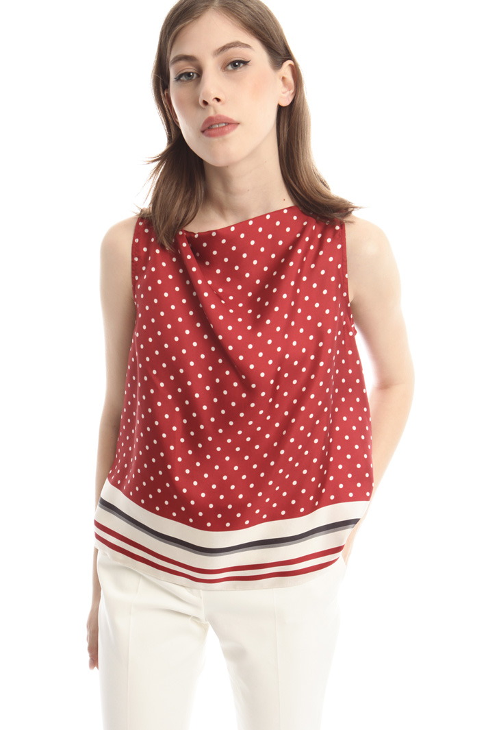Top in twill di seta Diffusione Tessile Top in twill di seta Diffusione Tessile