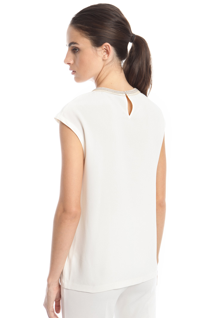 Top over in crepe di seta Diffusione Tessile Top over in crepe di seta Diffusione Tessile