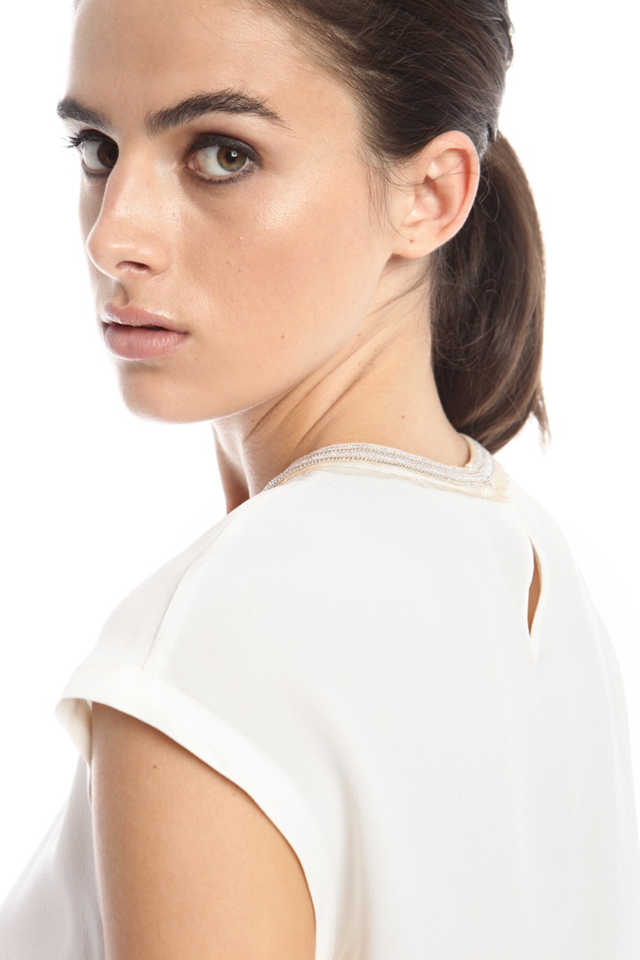 Top over in crepe di seta Diffusione Tessile Top over in crepe di seta Diffusione Tessile