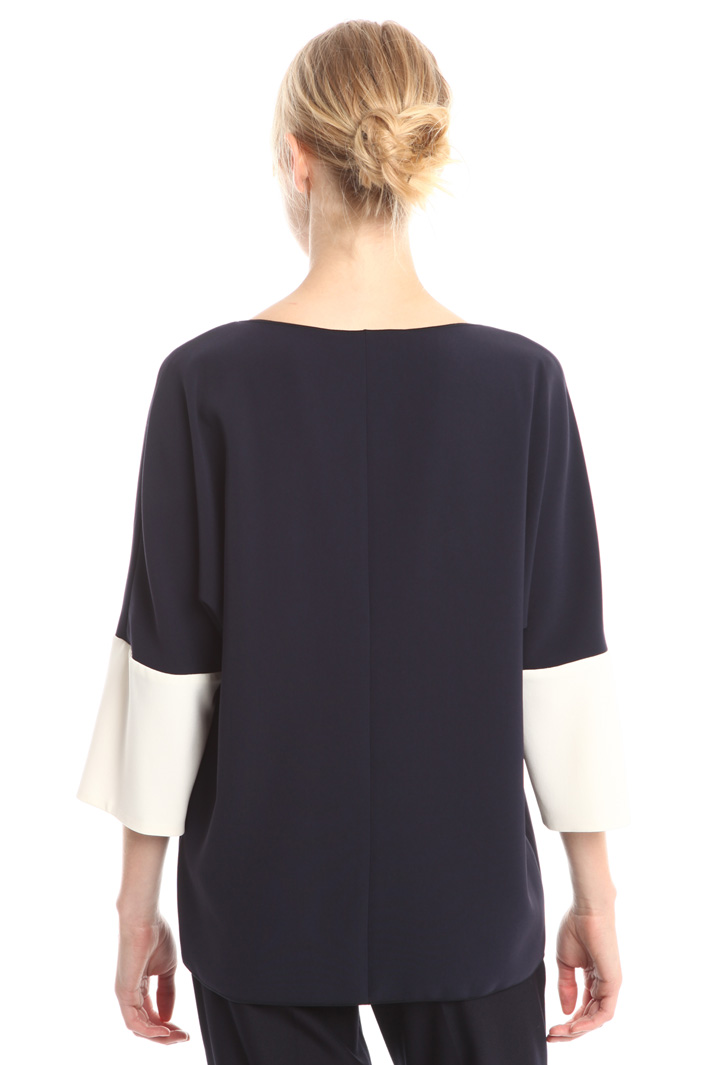 Blusa in cady di triacetato Diffusione Tessile Blusa in cady di triacetato Diffusione Tessile