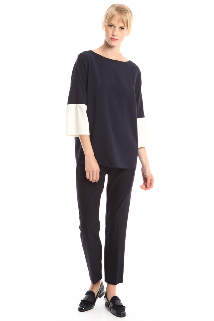 Blusa in cady di triacetato Diffusione Tessile Blusa in cady di triacetato Diffusione Tessile