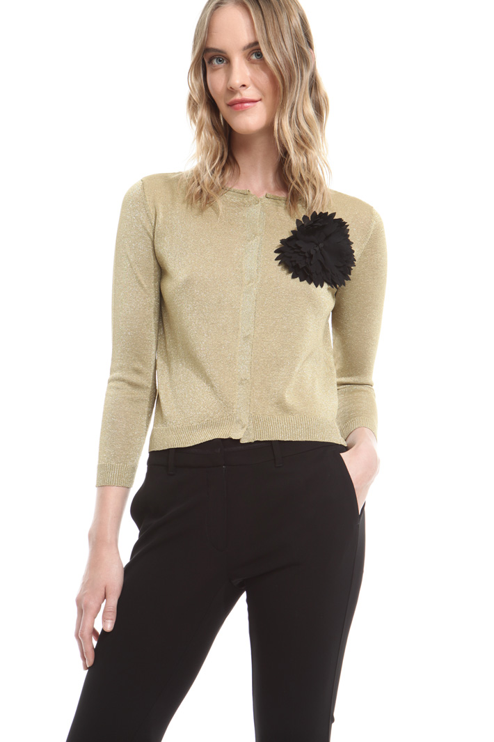 Cardigan lurex Diffusione Tessile Cardigan lurex Diffusione Tessile