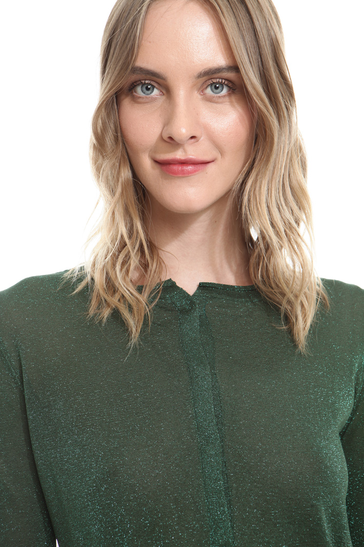 Cardigan lurex Diffusione Tessile Cardigan lurex Diffusione Tessile